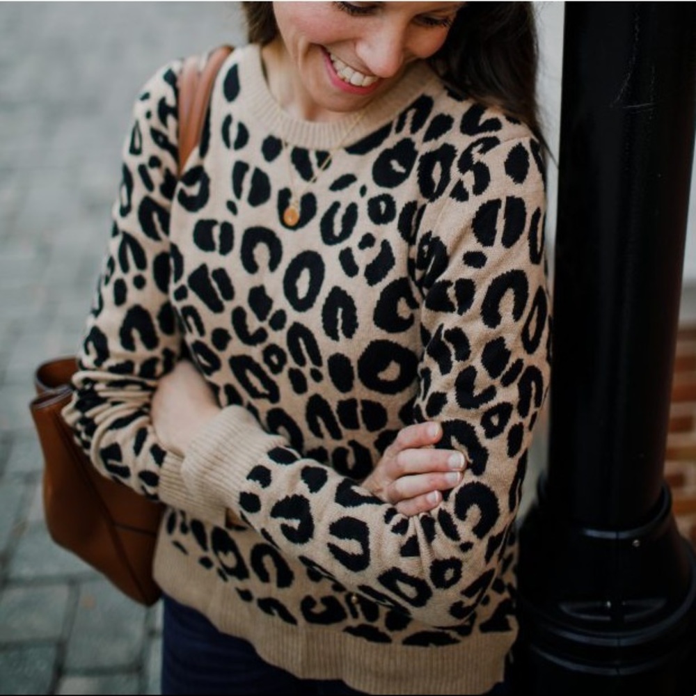 A New Day • Leopard Print Sweater